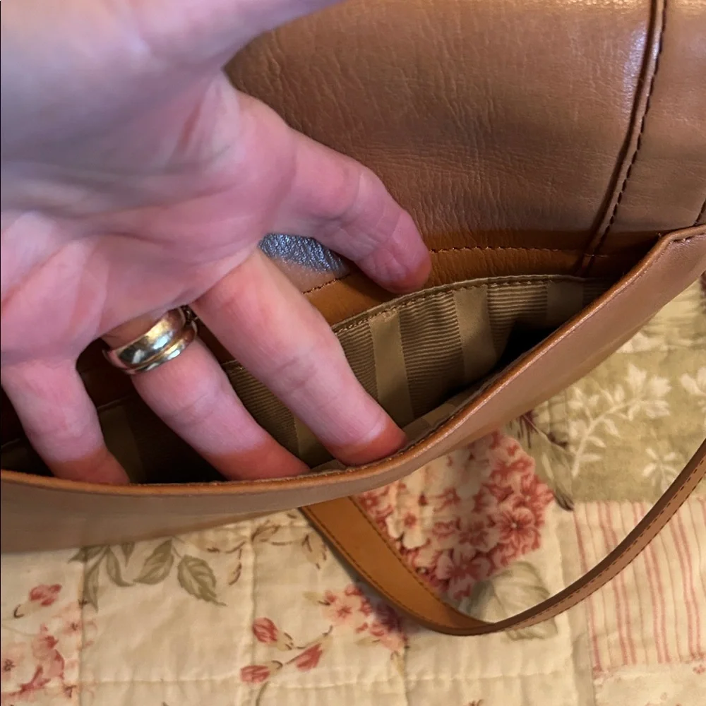 Brahmin Saddle Brown Crossbody Bag - Picture 14 of 16
